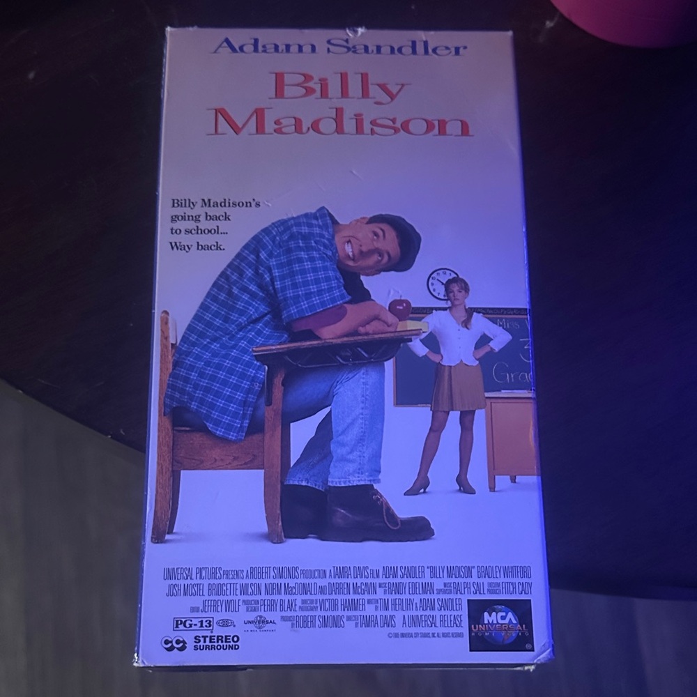 Billy Madison VHS Tape